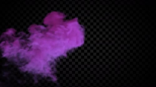 Blue Pink Smoke Burst