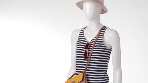 Mannequin Wearing Summer Fashion and Accessories