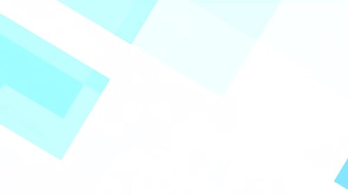 Abstract Geometric Blue and White Shapes Transition Animation