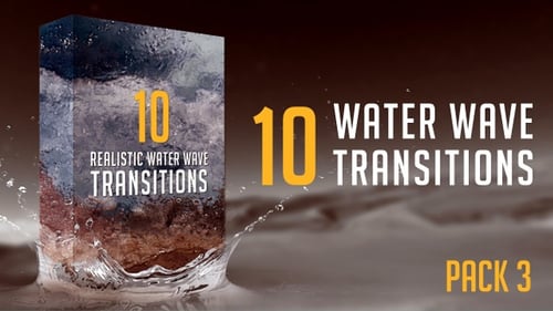 Dynamic Water Wave Transitions for Video Projects