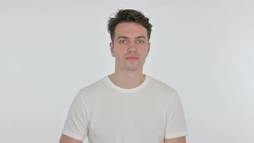 Young Adult Man Giving a Thumbs Up