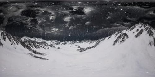 VR 360 Norway Mountains Severe Landscape