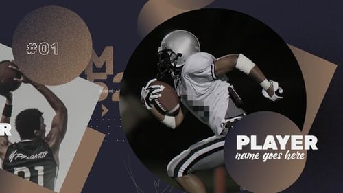 Dynamic Sports Opener with Modern Geometric Transitions