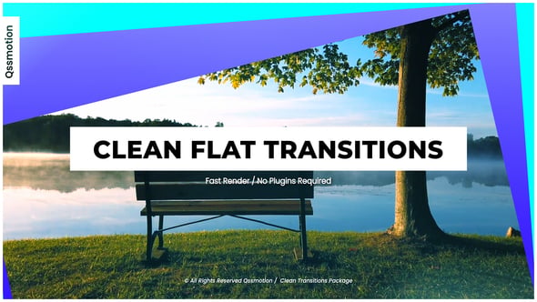 Clean Flat Transitions, Elements ft. shape transition & arrow - Envato