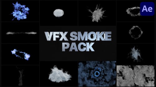Dynamic Smoke Fire Fluid VFX Pack for After Effects