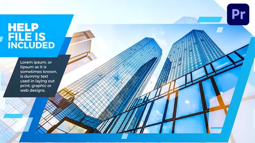 Corporate Presentation Slideshow with Modern Geometric Transitions