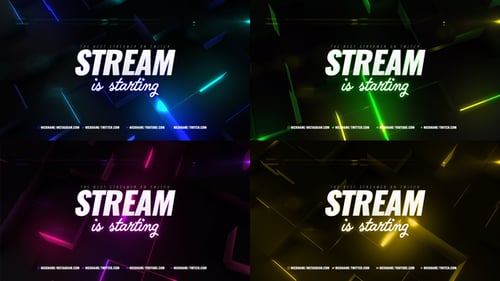 Pacote Neon Cube Stream