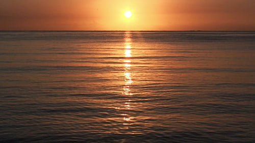 Sunrise Over Sea