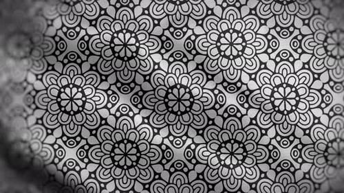 Fond de boucle de drapeau Mandala 01 de luxe 4K