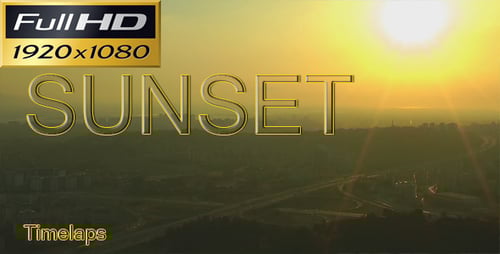 City Aerial View during Sunrise