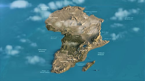 Africa Map DR