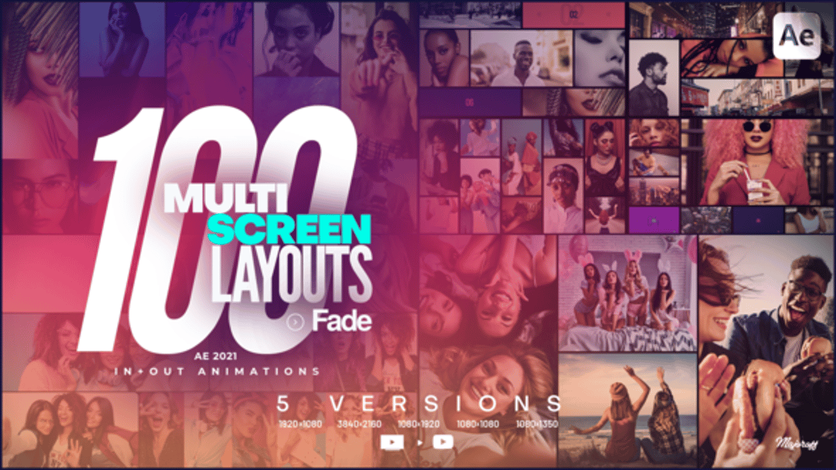 Dynamic Multi-Screen Grid Layouts with Modern Transitions, Broadcast ...