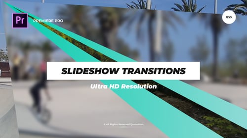 Transiciones de presentación de diapositivas para Premiere Pro