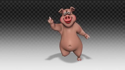 Comic Pig - Dance Club