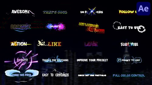 Stylish Titles | After Effects