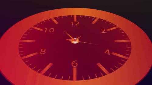 Time Lapse Clock with Rapidly Moving Hands