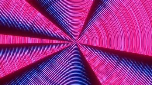 VJ Loop Divergent Rotating Pink Rays