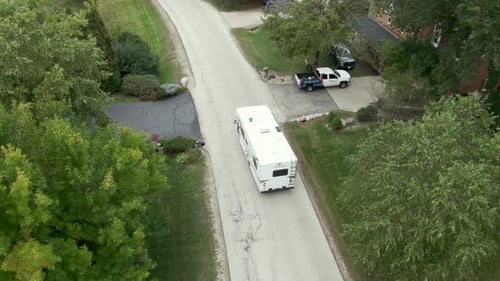 RV Departs Road Trip
