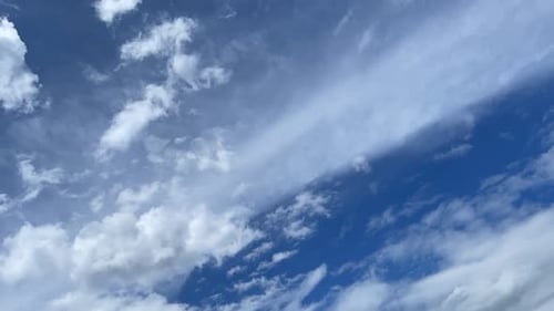Zeitraffer Himmel Wolken