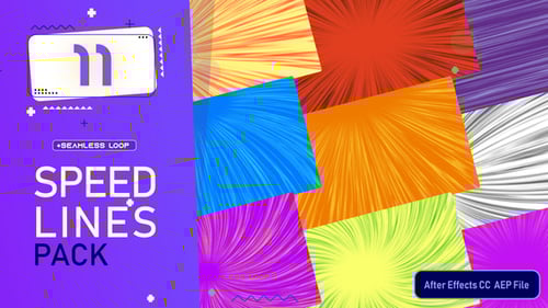 Anime Action Motion Lines