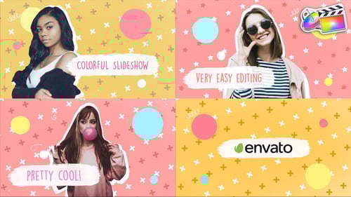 Colorful Brush Slideshow | FCPX