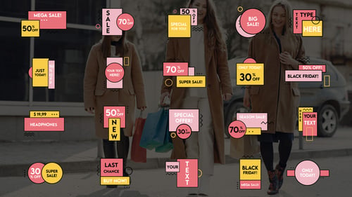 Mega Sale Titles || After Effects