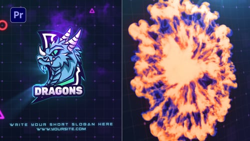 Cyber Smoke Logo Reveal | Premiere Version