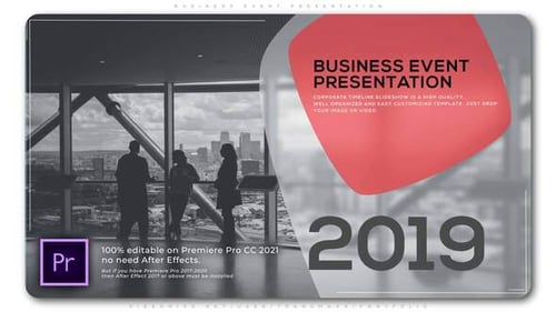 Presentación del evento empresarial