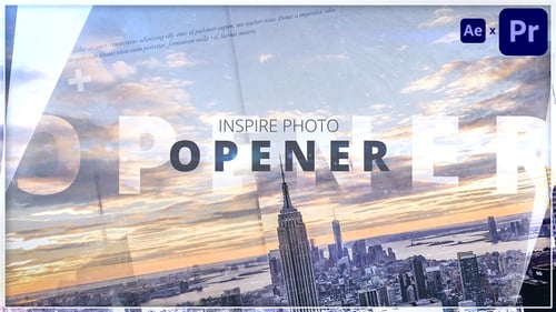 Dynamic Photo Video Opener with Modern Transitions