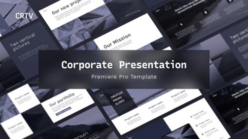CRTV Clean Corporate Presentation For Premiere Pro