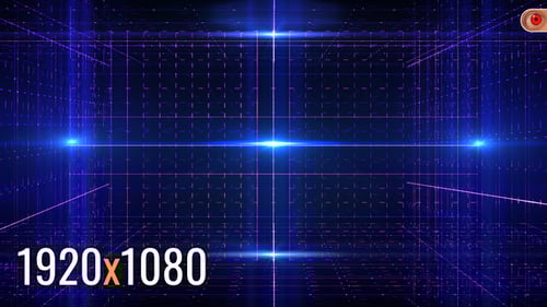 Abstract Digital Grid Lines Technology Background