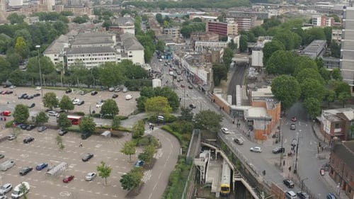 Calles de Londres. Estación de tejados y subterráneos de Surrey Quays