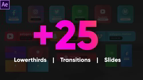 Social Media Lowerthirds Pack