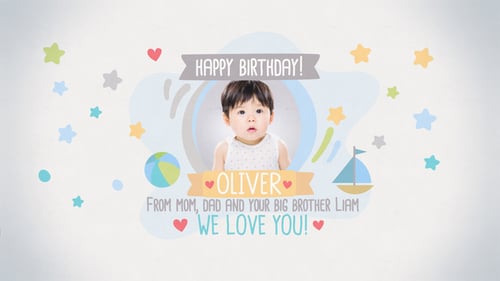 Photo Baby Album And Baby Shower Invitation | 4 Templates | Boy Girl And No Gender Colours Included