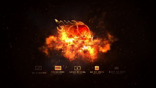 Burn | Fire Logo Pack 6in1