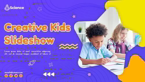 Playful Kids Learning Dynamic Slideshow