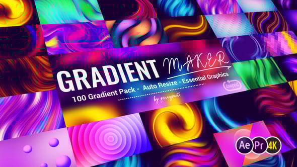 Gradient Maker with 100 Gradients, Elements ft. animated gradient ...