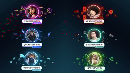 Social Media Lower Thirds