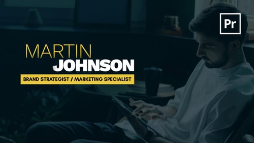 Dynamic Professional Lower Thirds for Modern Video Introductions