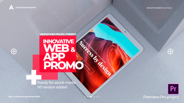 Dynamic App and Website Presentation Template, Product Promo ft. app ...