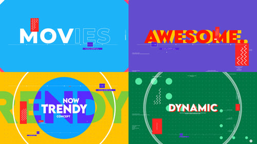 Dynamic Typographic Intro