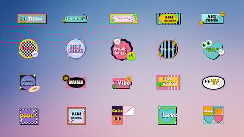 Creative Titles || Premiere Pro MOGRT