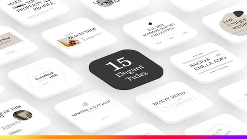 15 titres de beauté élégants