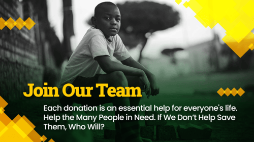 Charity Organization Promotional Slideshow with Dynamic Geometric Graphics