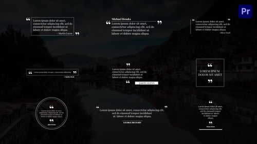 Minimal Quotes For Premiere Pro