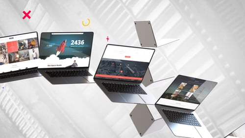 Dynamic Laptop Website Promo for Business and Product Showcase