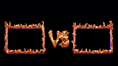 Bildschirmrahmen Feuer gegen Feuer