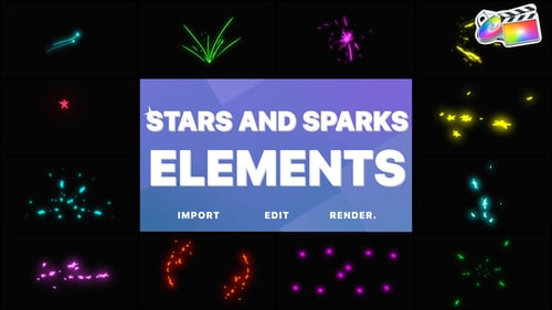 Dynamic Glowing Stars and Sparks Effects Pack