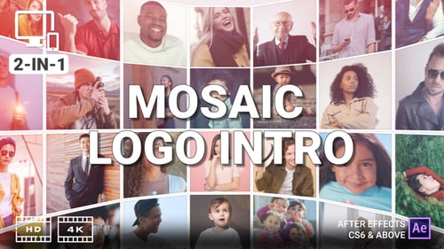Mosaic Logo Intro