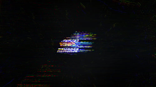 Grunge Glitch Logo v.2